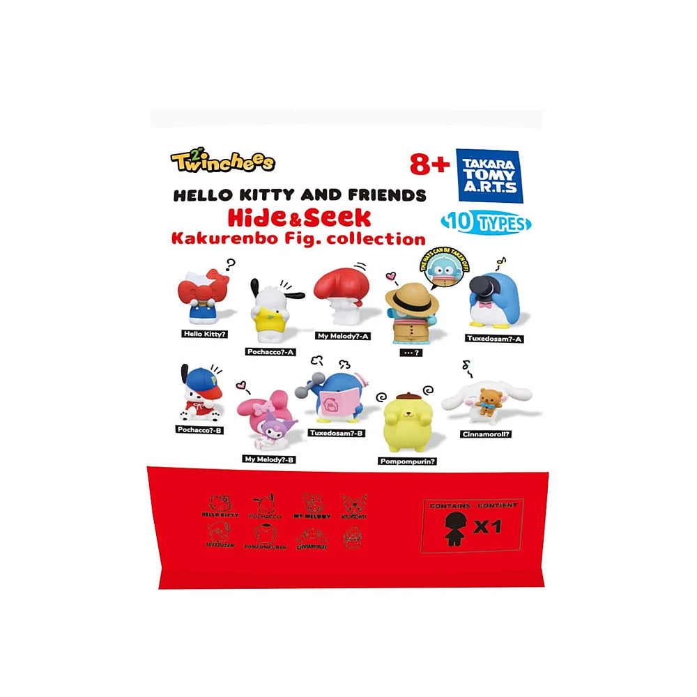 Sanrio Hello Kitty & Friends Hide & Seek blind bag zakje – officiële kawaii verzamelfiguur