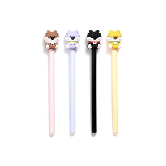 Shiba inu schrijfhulpje – uitwisbare pen voor foutloos kawaii plezier