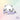 sleepy pandas sticker van cutiesquad met paars kussen