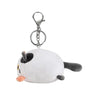 schattige bontgekleurde kat sleutelhanger voor tas of sleutels