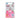 kawaii axolotl sleutelhanger met snack