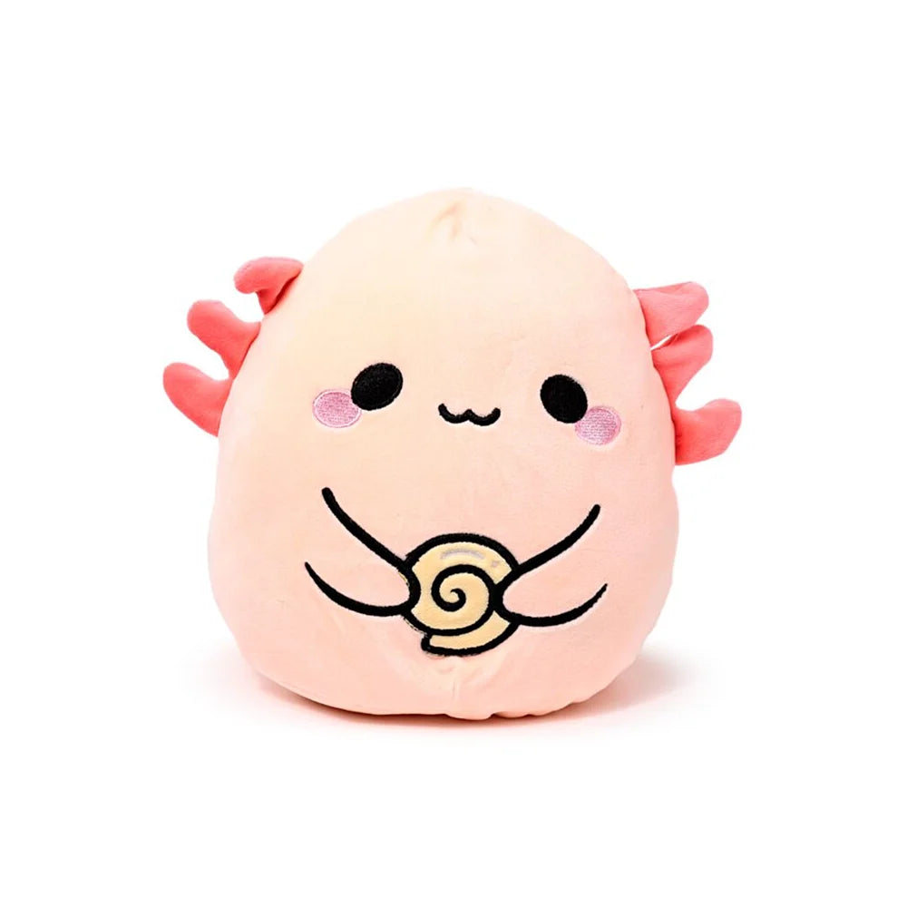 kawaii axolotl knuffel met schelpje 🐚