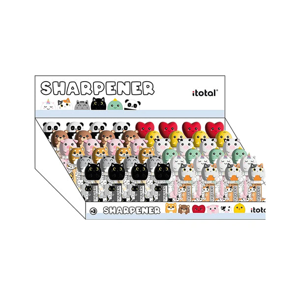 Vrolijke kawaii puntenslijpers voor jouw etui