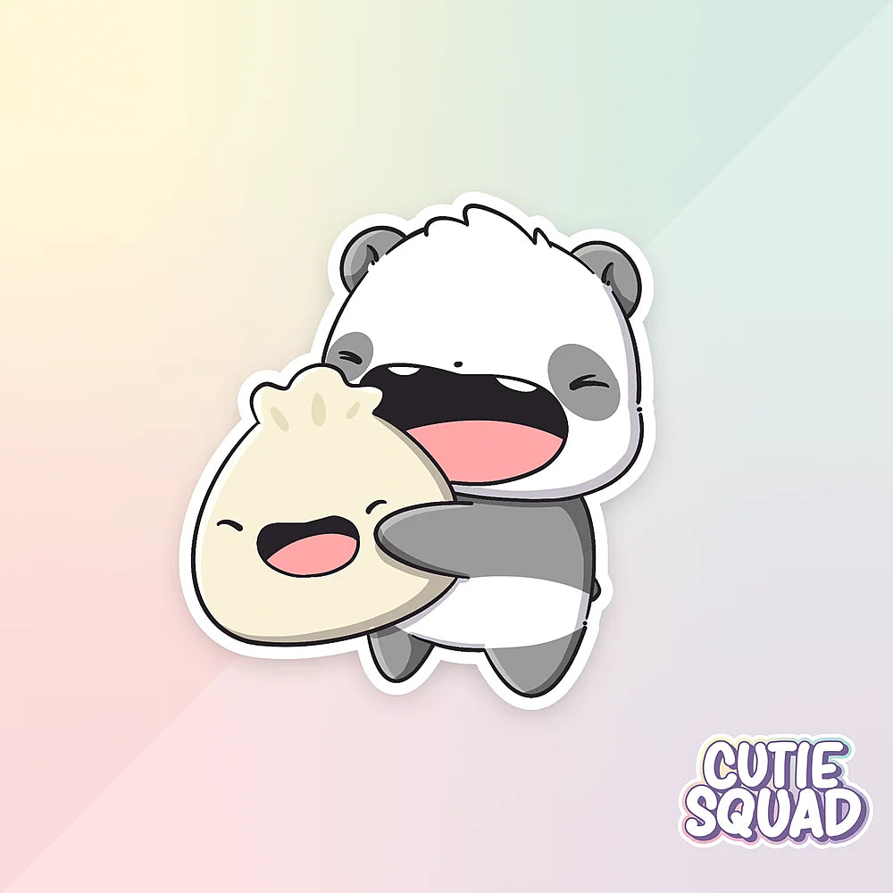 sushi pandas sticker van cutiesquad met dumpling
