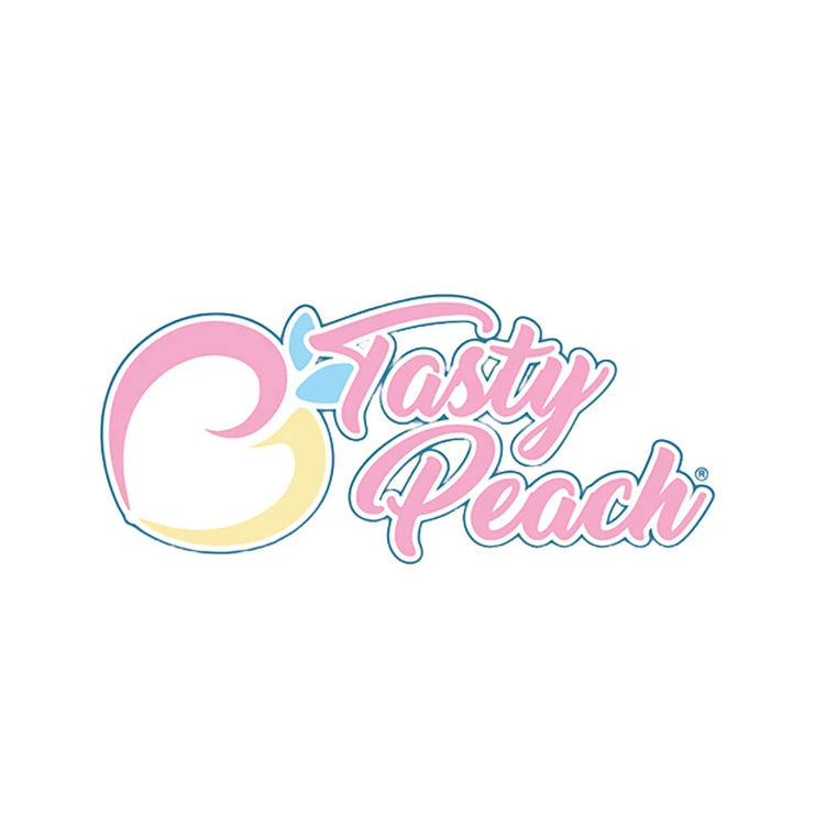 logo van het amerikaanse knuffel merk Tasty Peach