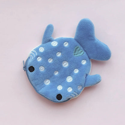 Walvishaai portemonnee met kawaii decoratie