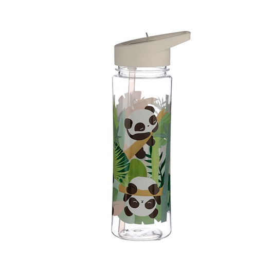 Lichtgewicht waterfles met panda opdruk 🎒