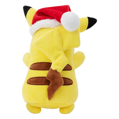Pokémon | Pikachu met kerstmuts - knuffel 20 cm
