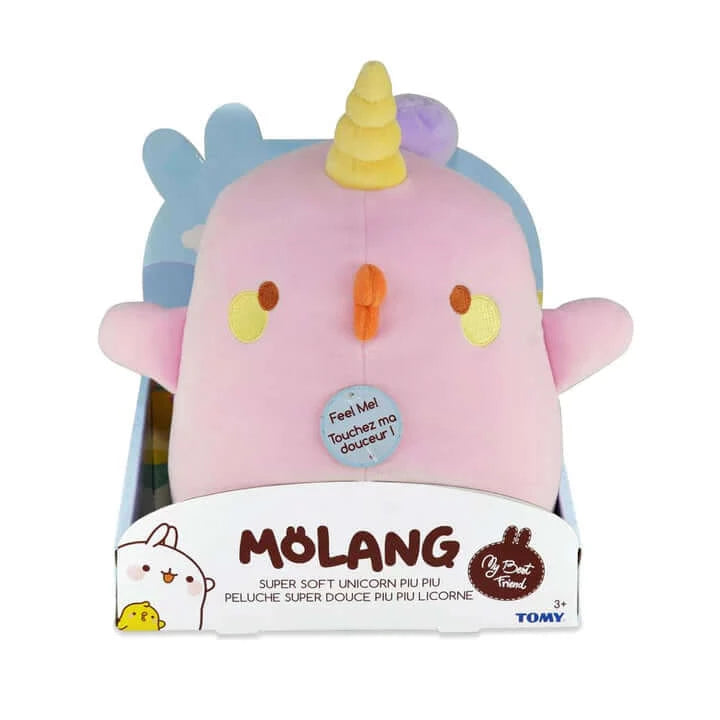 Molang | Piu Piu unicorn Super Soft | knuffel 27 cm