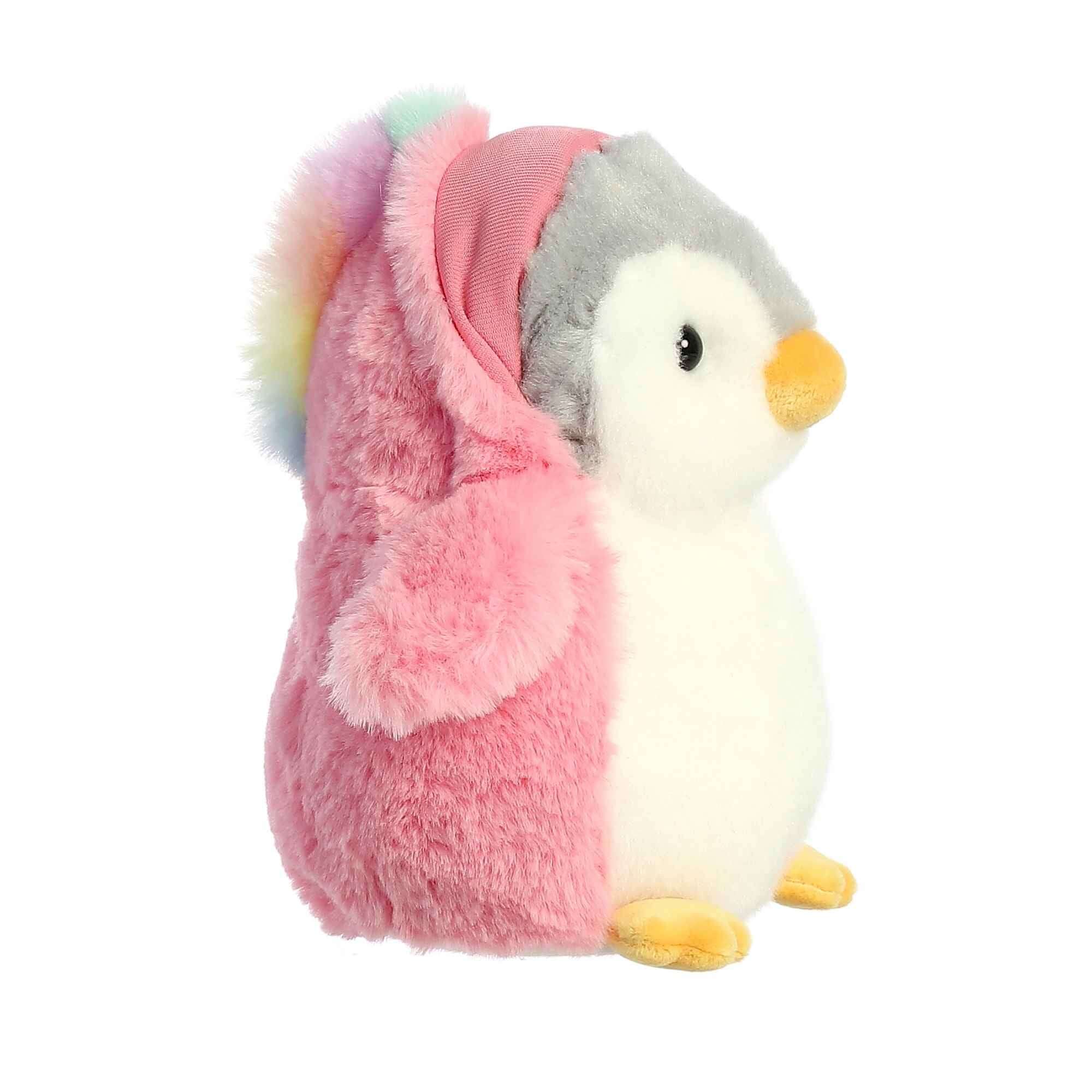 Pom Pom pinguïn | Unicorn hoodie - knuffel 18 cm